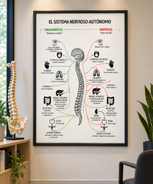 Póster Sistema Nervioso Autónomo - 60 x 90 cm